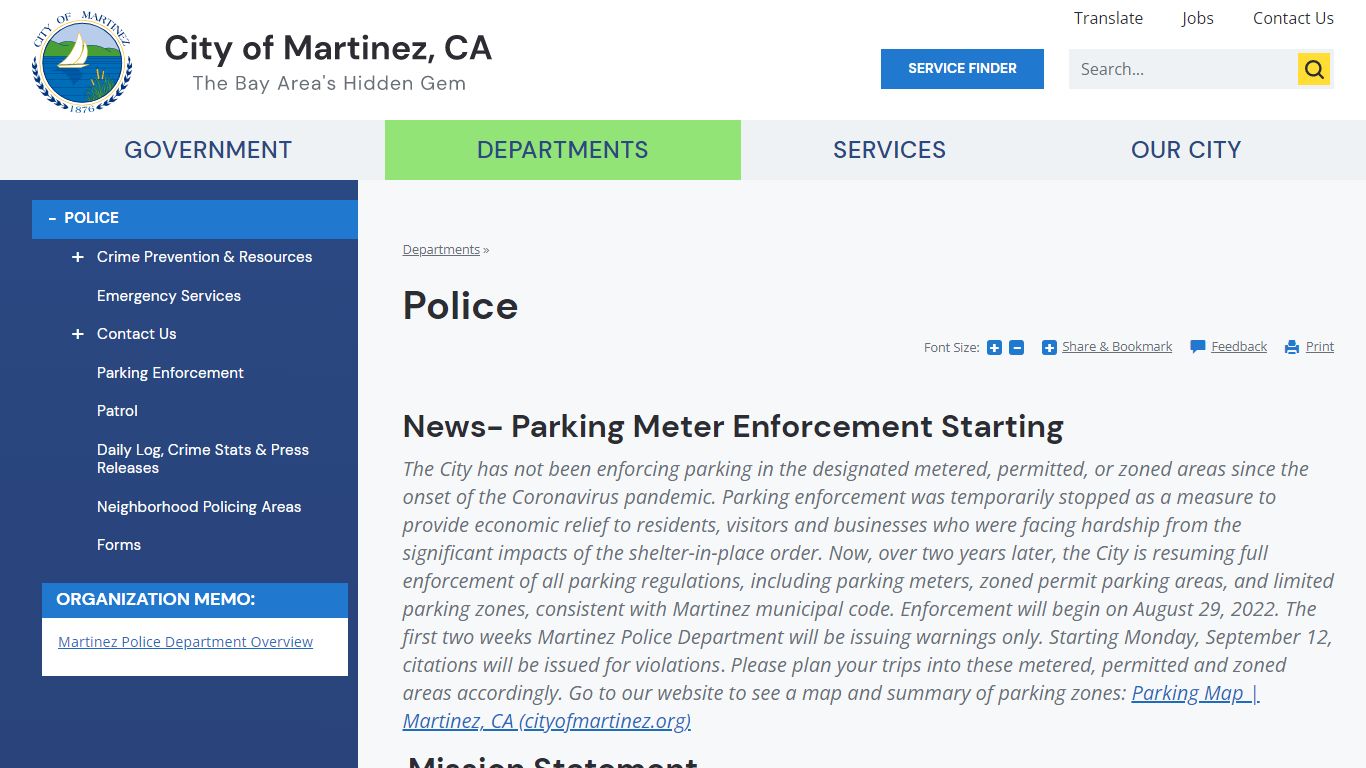 Police | Martinez, CA